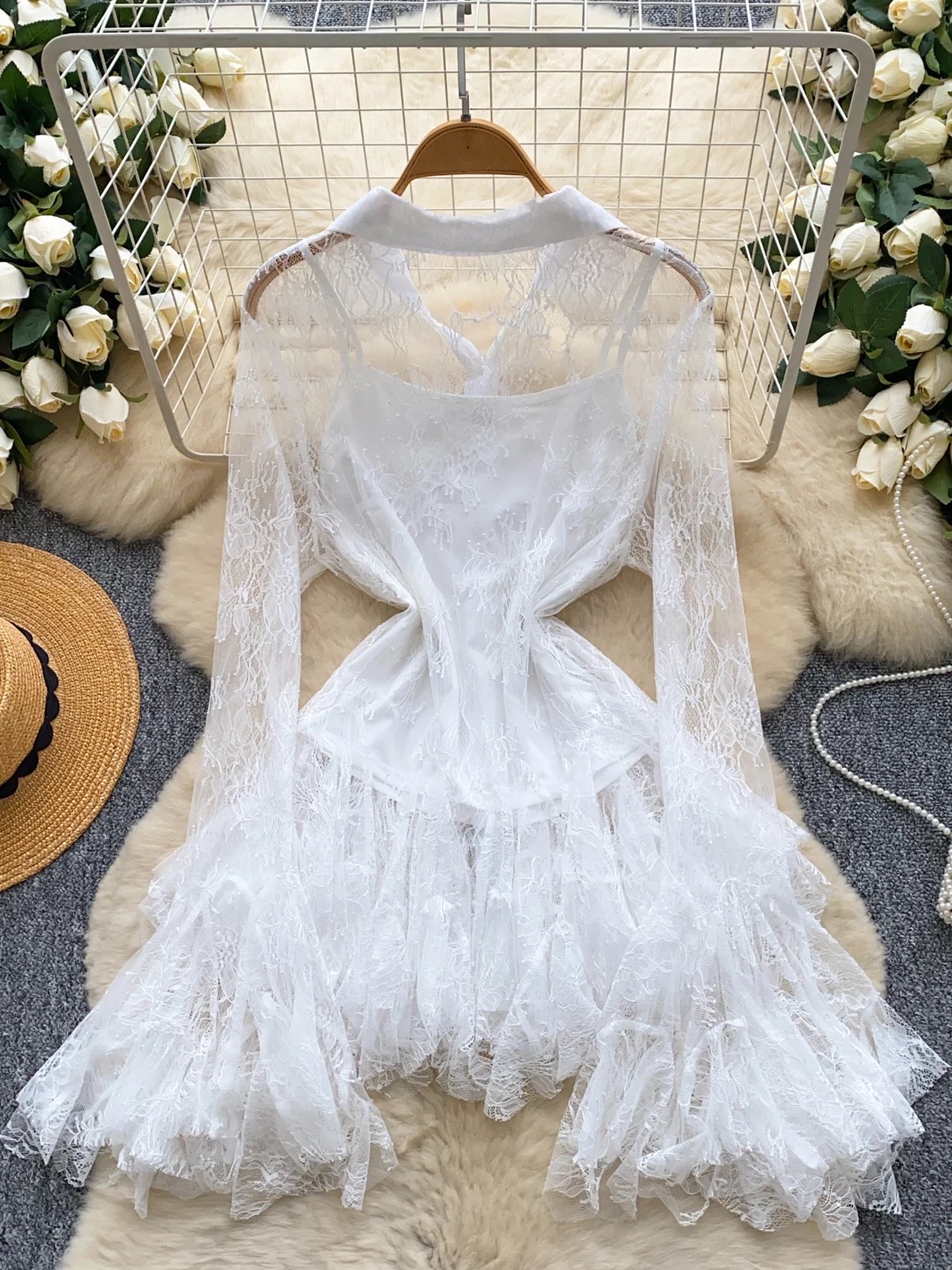 Make my summer lace top & camisole  FTO149 images